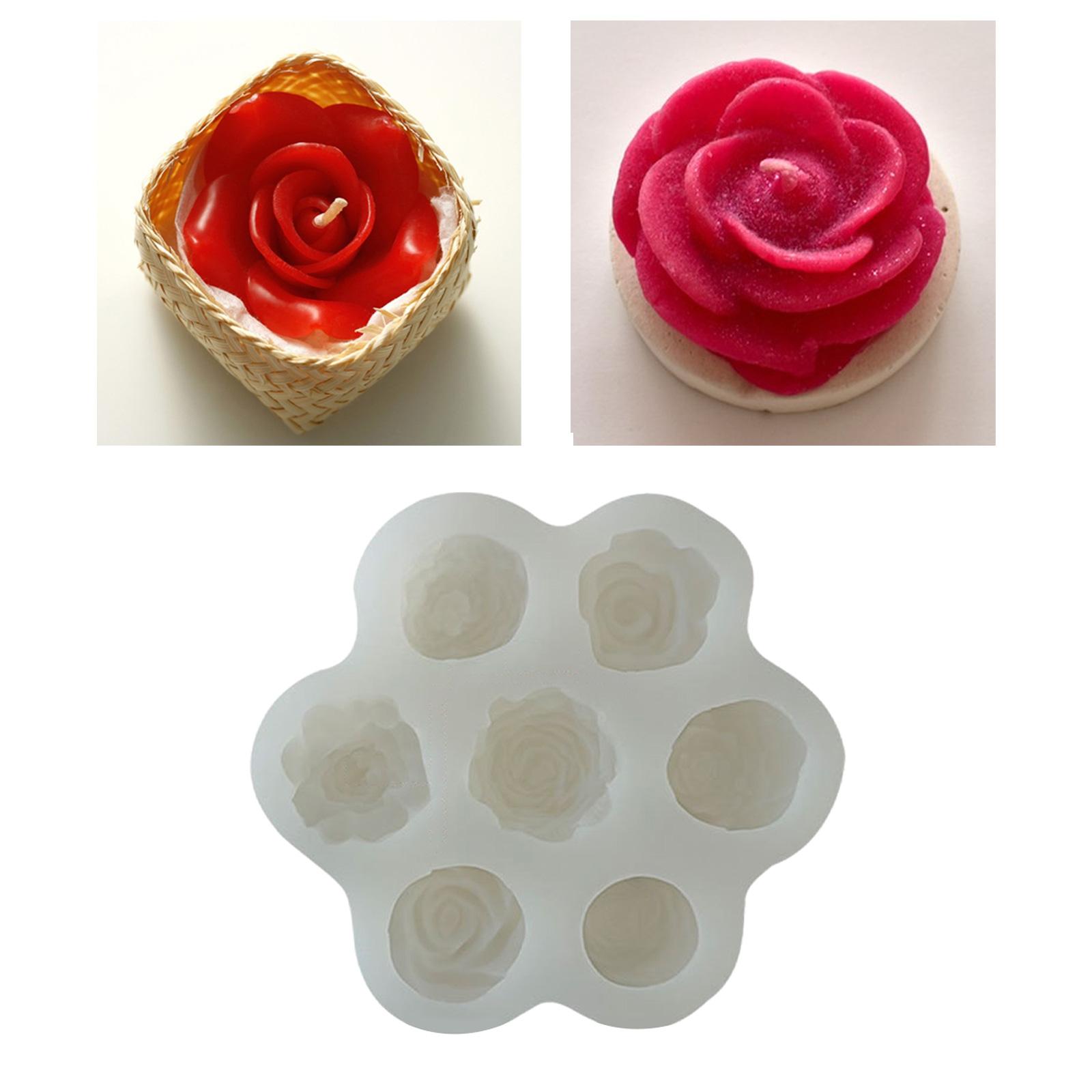 Candle Mold Silicone - Flower Silicone Model Soap Model Fondant