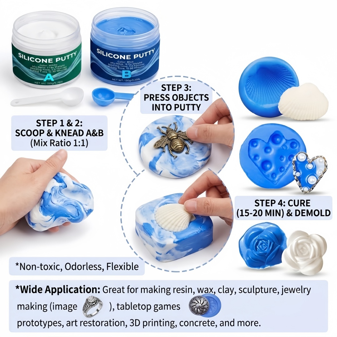 Silicone Putty Mold Making Sup - đánh giá và giá Candle Mold Silicone