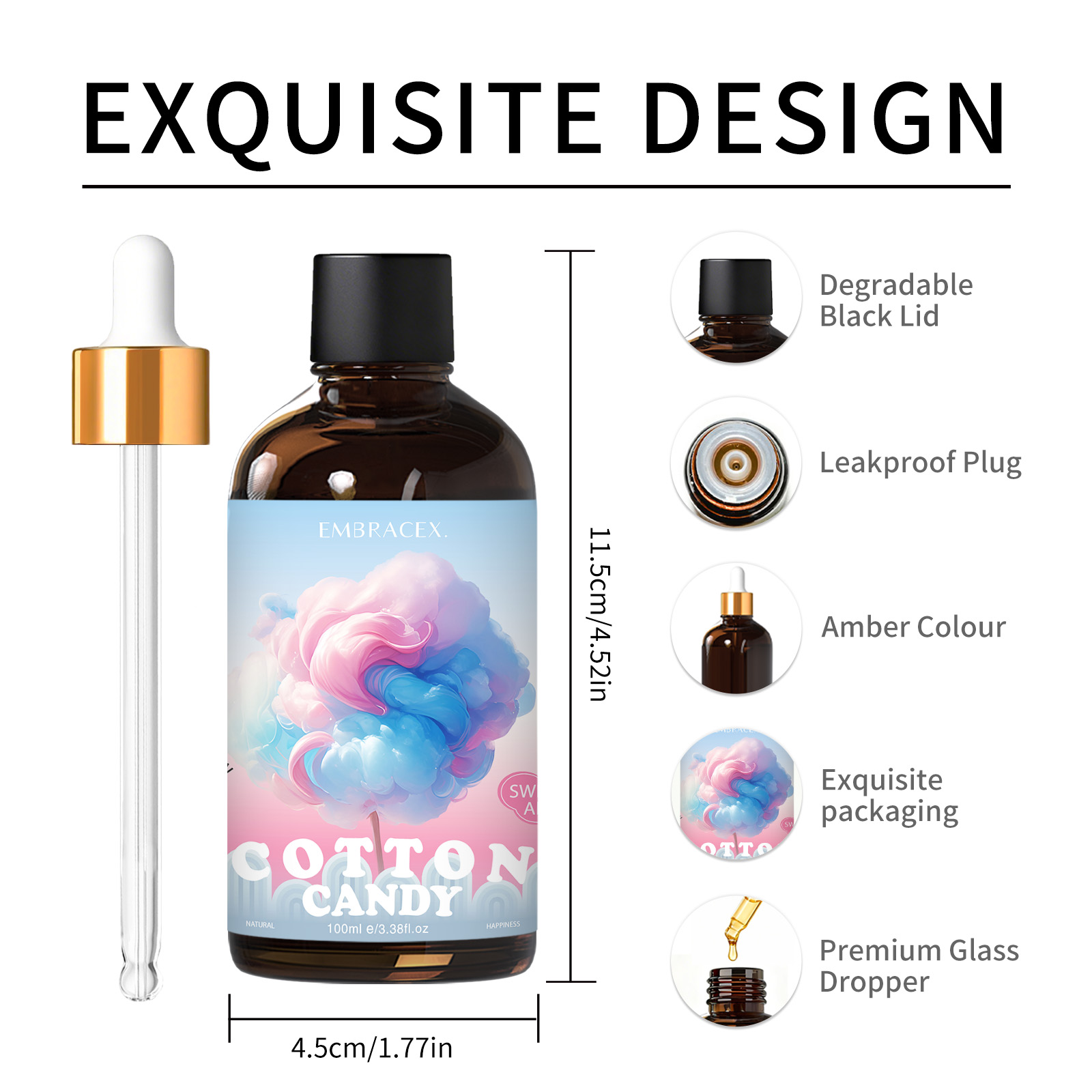 100ml Cotton Candy Essential O - đánh giá và giá Candle Making Ingredients