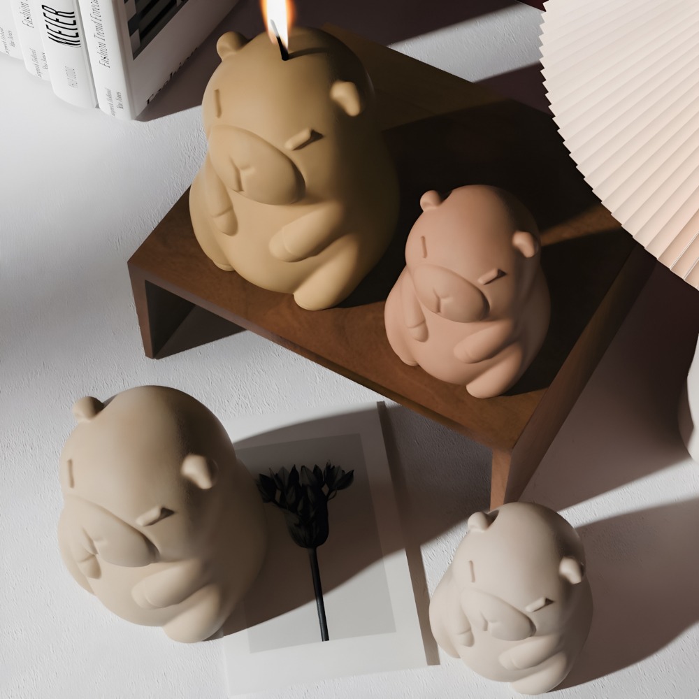 Standing Capybara Scent Candle - đánh giá và giá Candle Making Ingredients
