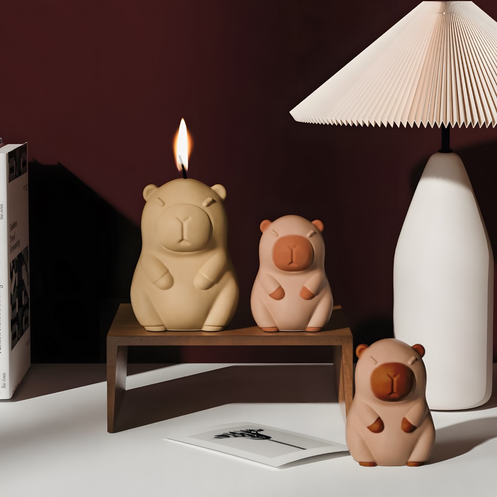 Standing Capybara Scent Candle - đánh giá và giá Candle Making Ingredients
