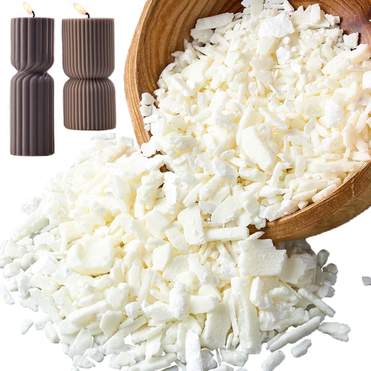 1 Pounds Pure White Soy Wax Fo - đánh giá và giá Candle Making With Beeswax