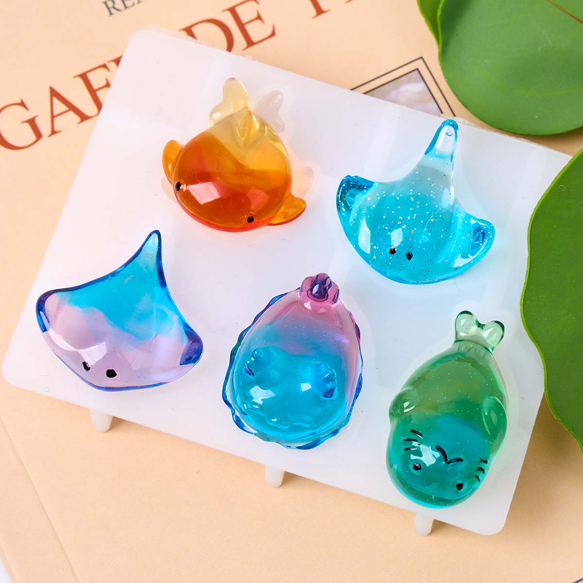 3D Healing Kawaii Manta Ray Wh - đánh giá và giá Candle Mold Silicone