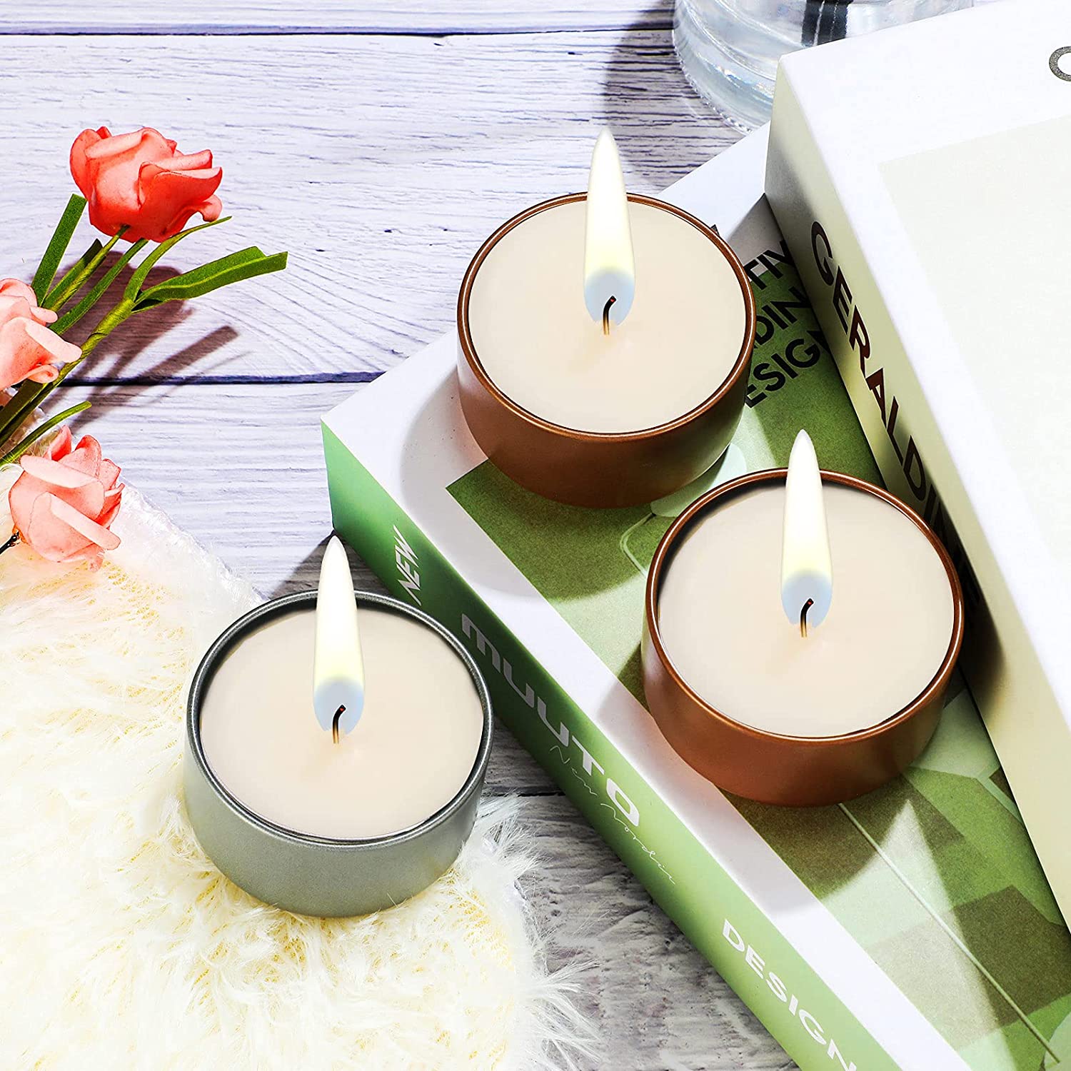 Bộ 50 Nhôm Nến Hộp Thiếc 50Ml  - đánh giá và giá Candle Making Jars Wholesale