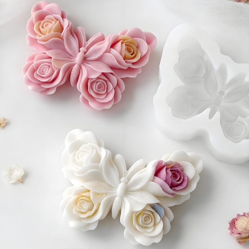 DIY Rose Butterfly Form Silico - đánh giá và giá Candle Making Activity