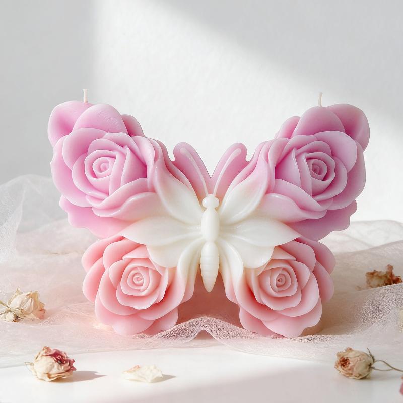 DIY Rose Butterfly Form Silico - đánh giá và giá Candle Making Activity