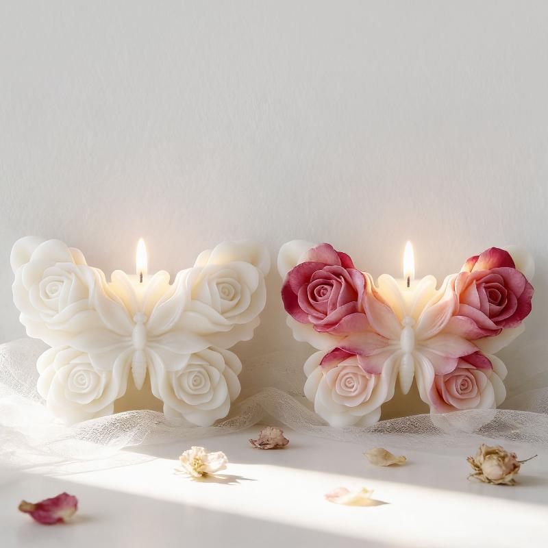 DIY Rose Butterfly Form Silico - đánh giá và giá Candle Making Activity