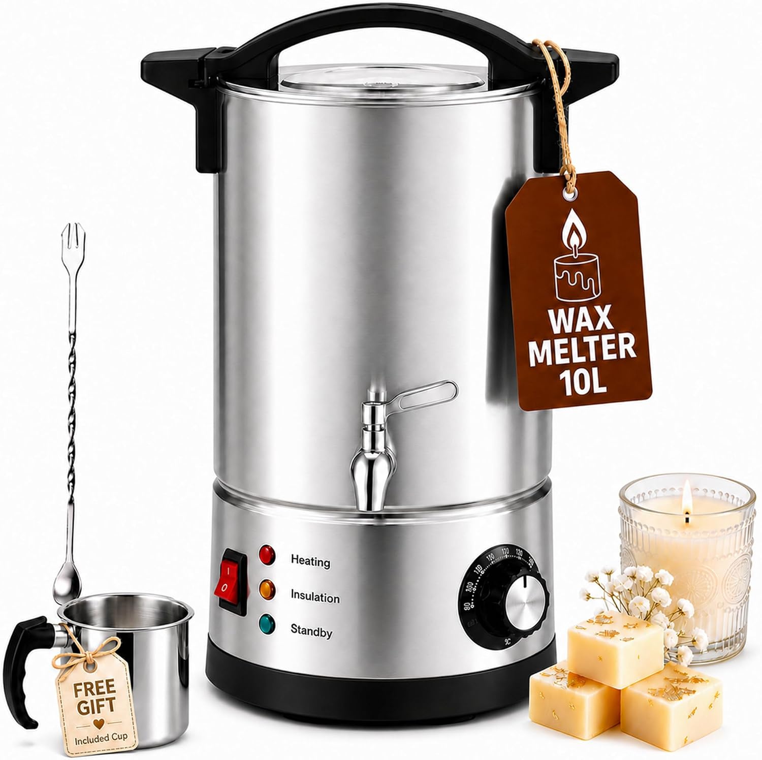 10L Wax Melter for Candle Maki - đánh giá và giá Candle Making Tempe
