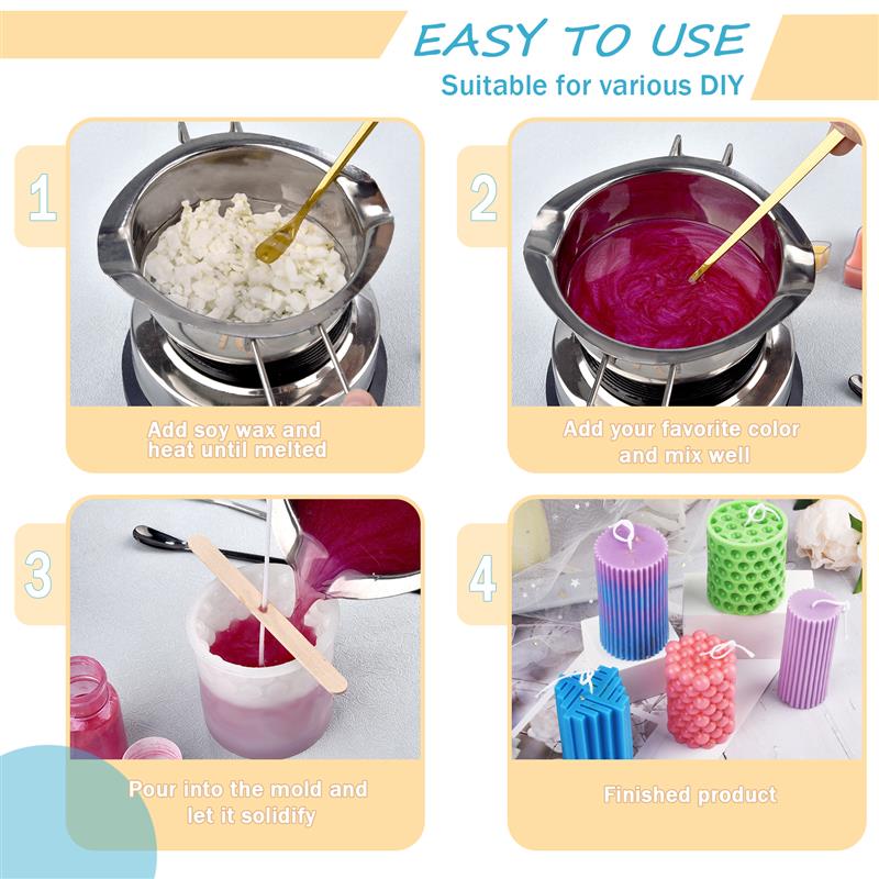 100/500g/1kg Pure Soy Wax Para - đánh giá và giá Candle Making Activity
