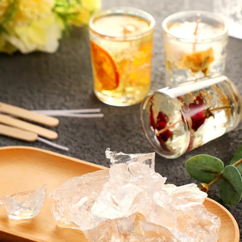 Transparent Crystal Wax, Jelly - đánh giá và giá Candle Making With Beeswax